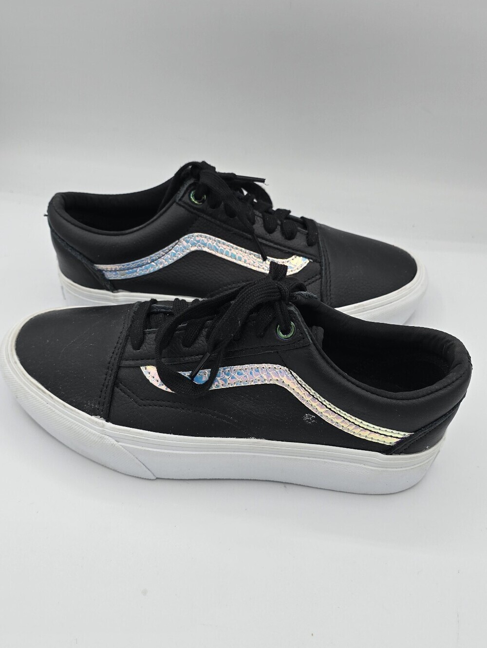 Vans - Unisex Old Skool Platform Holo Sidestripe Sneakers Shoes
